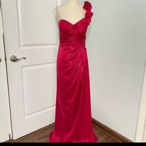 Cache One Shoulder Formal Dress sz 12